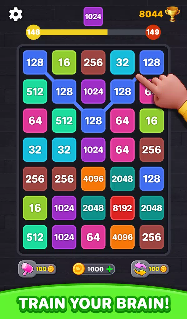 Schermata 2048 Number Puzzle: Merge Game 3