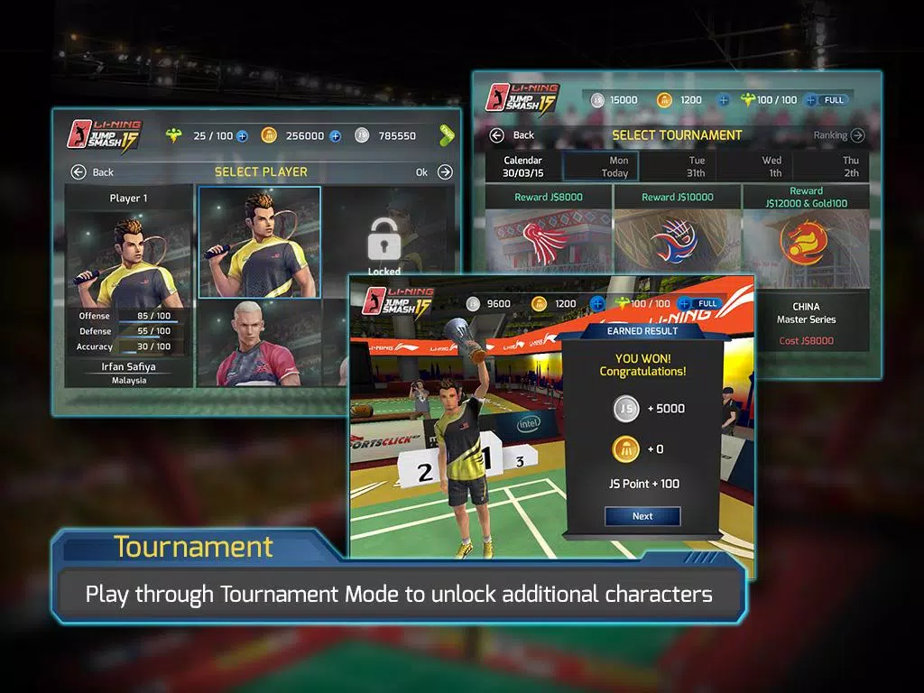 LiNing Jump Smash 15 Badminton应用截图第2张