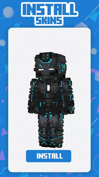 Neon Squad Skin Minecraft Ekran Görüntüsü 3