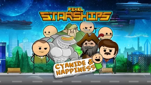 Pixel Starships memperkenalkan Cyanide & Happiness Collab: Watak Baru, Humor Aneh
