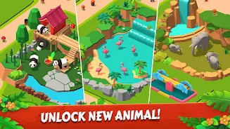 Zoo Tile - Match Puzzle Game Captura de pantalla 1