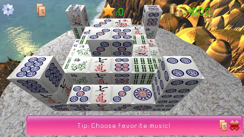 Mahjong Cubic 3D Captura de tela 1