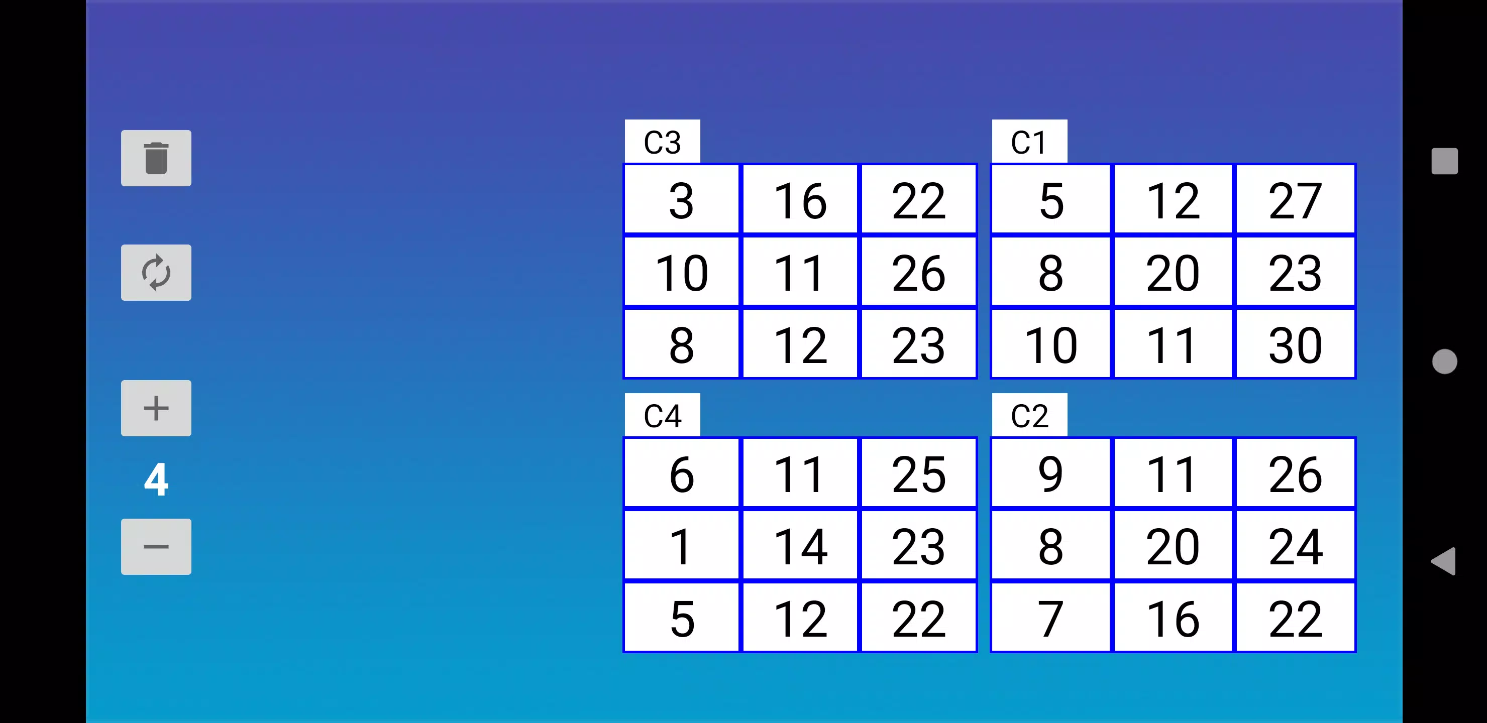 Bingo RS Cards Captura de pantalla 3