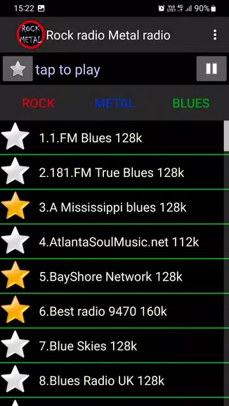 Schermata Rock + Metal radio 2