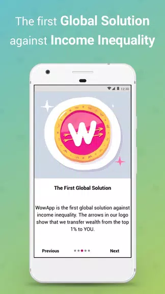 WowApp - Earn. Share. Do Good Captura de tela 0