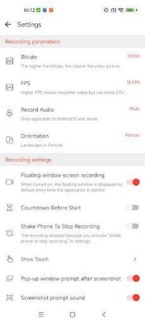 Screen Recorder: Nuts Recorder স্ক্রিনশট 1