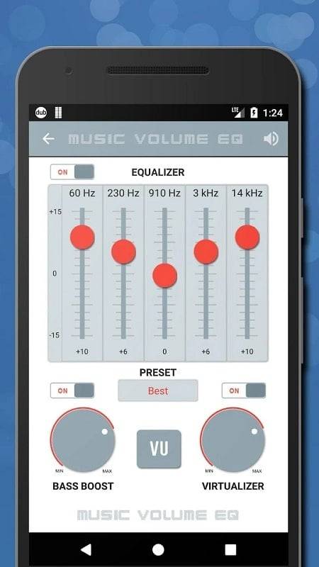 Music Volume EQ + Equalizer Ảnh chụp màn hình 1