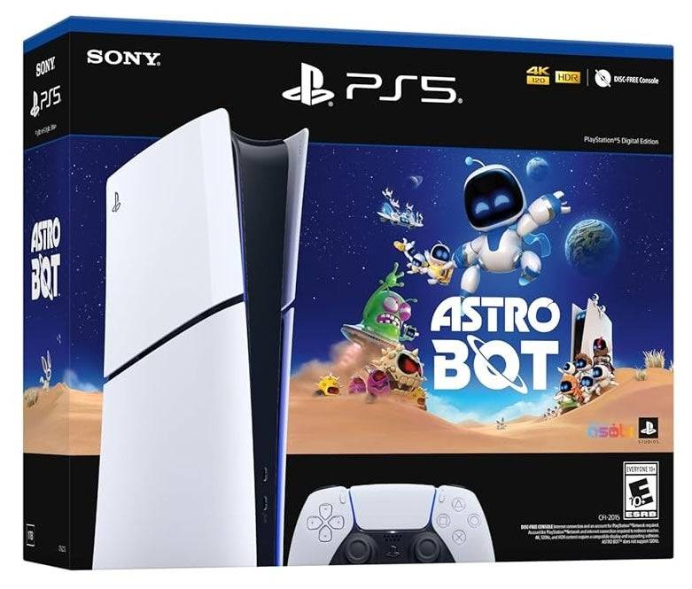 PS5 Slim Digital Edition - Astro Bot Bundle