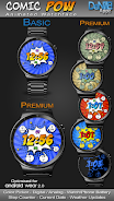 Comic Pow HD Watch Face Screenshot 0