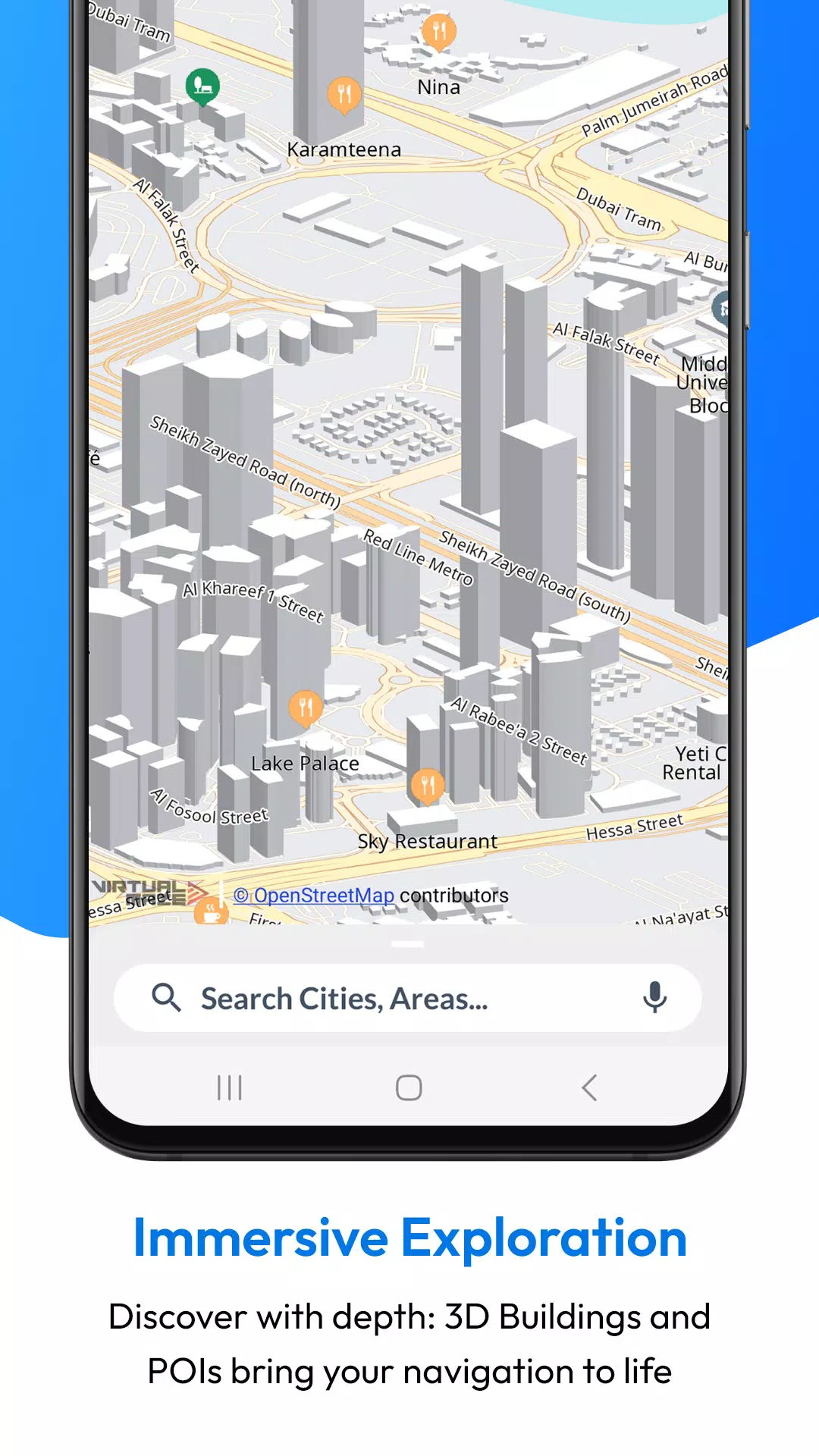 Offline Map Navigation Capture d'écran 2