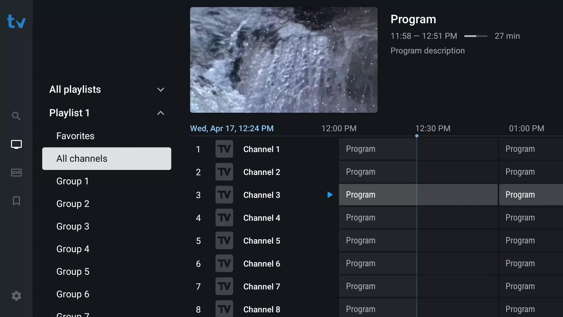 TiviMate IPTV Player应用截图第3张