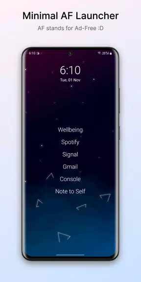 Olauncher. Minimal AF Launcher スクリーンショット 0