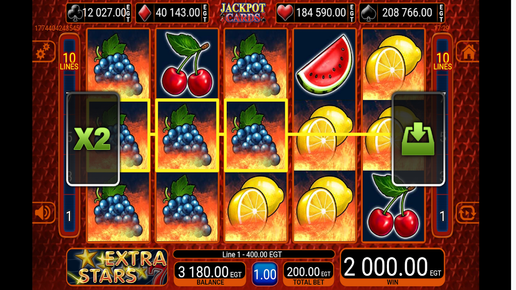 Extra Stars Slot Captura de tela 1