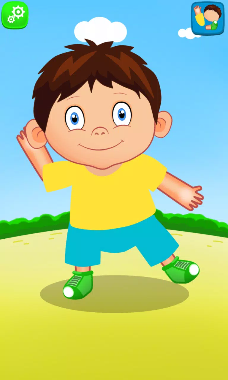 Body parts anatomy for kids Capture d'écran 1
