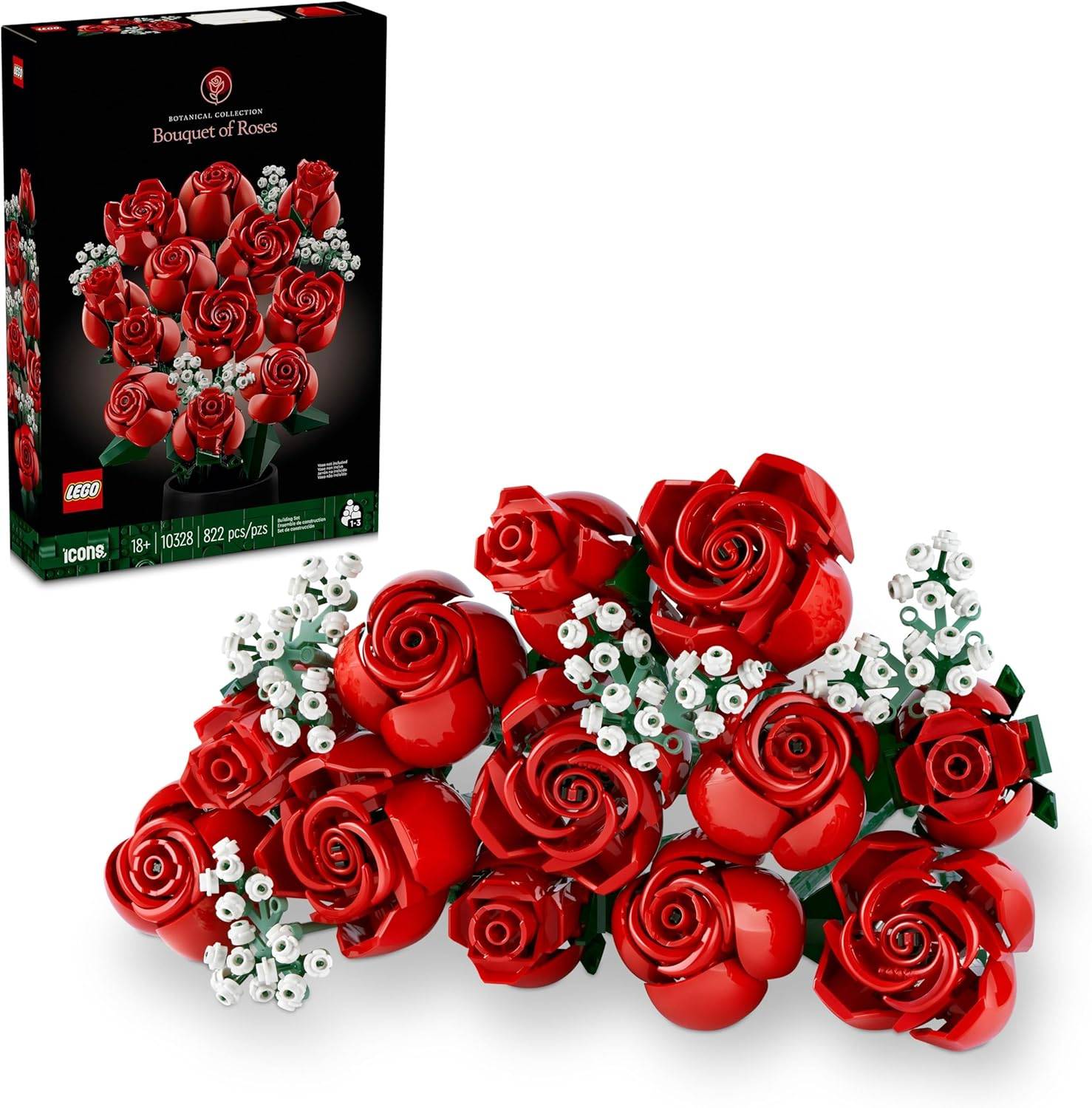 Sets de fleurs LEGO en promo sur Amazon avant la Saint-Valentin