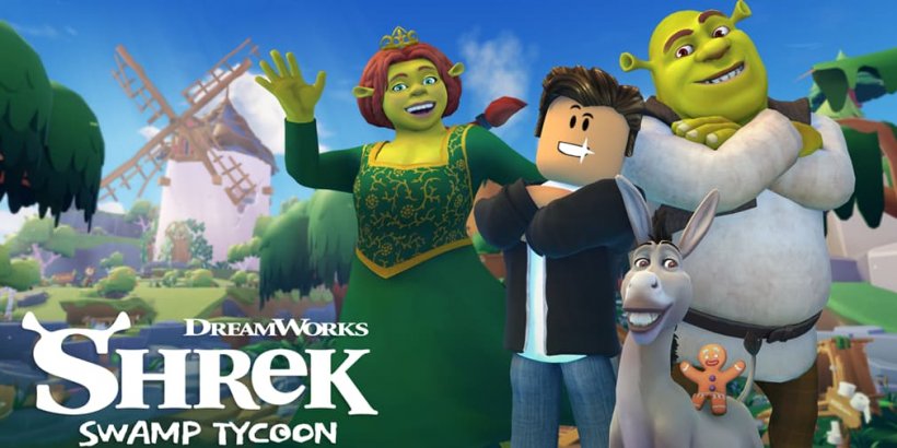 ยักษ์เขียวผู้อ่อนโยนมาถึง Roblox พร้อมกับ Shrek Swamp Tycoon