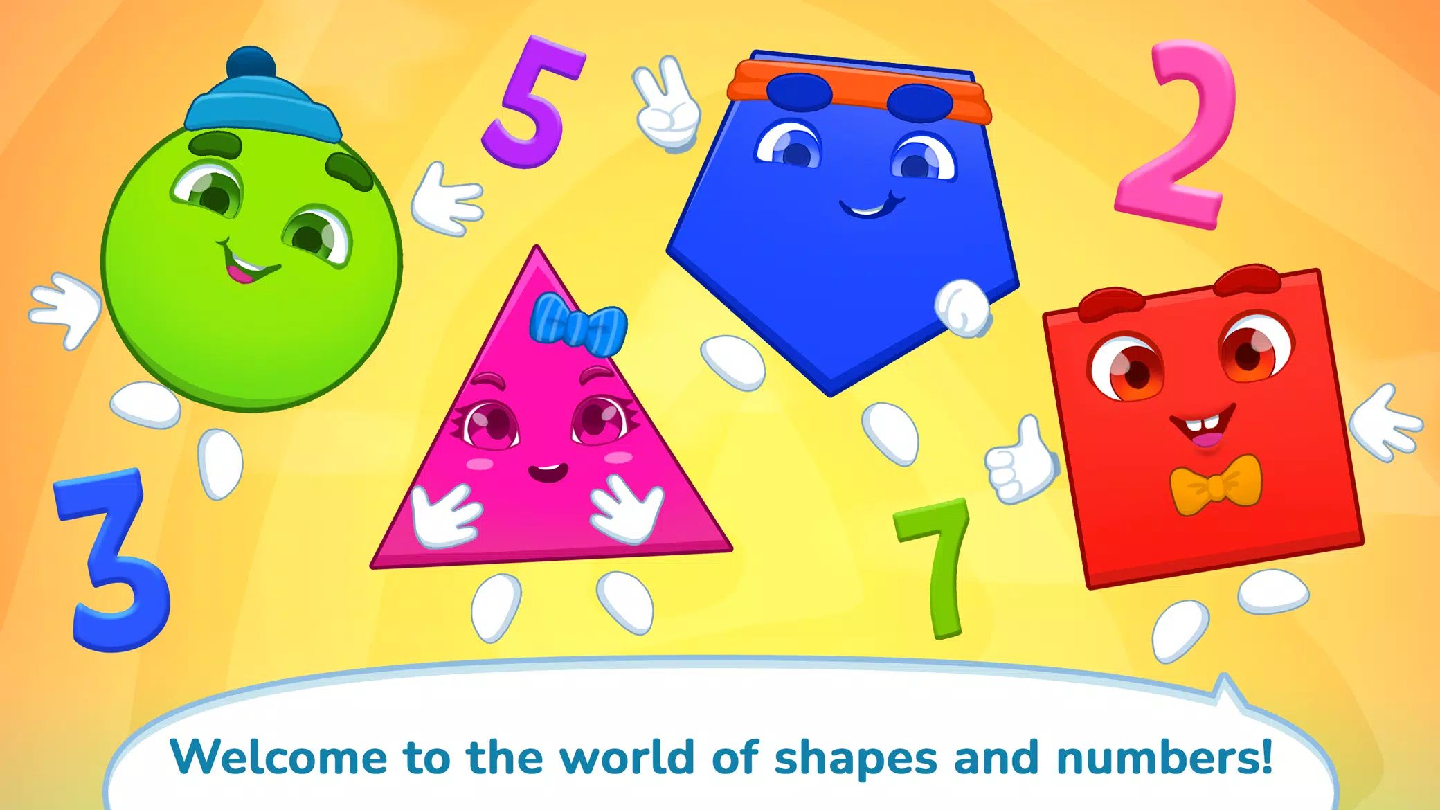 Numbers & Shapes Learning Game Capture d'écran 0