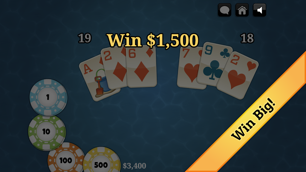 Summer Blackjack स्क्रीनशॉट 2