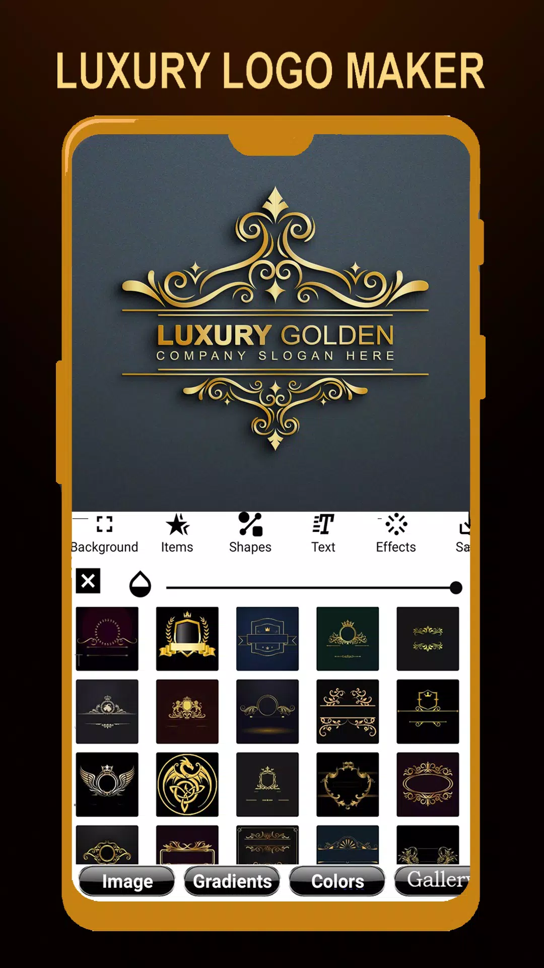 Luxury Logo maker, Logo Design Tangkapan skrin 1