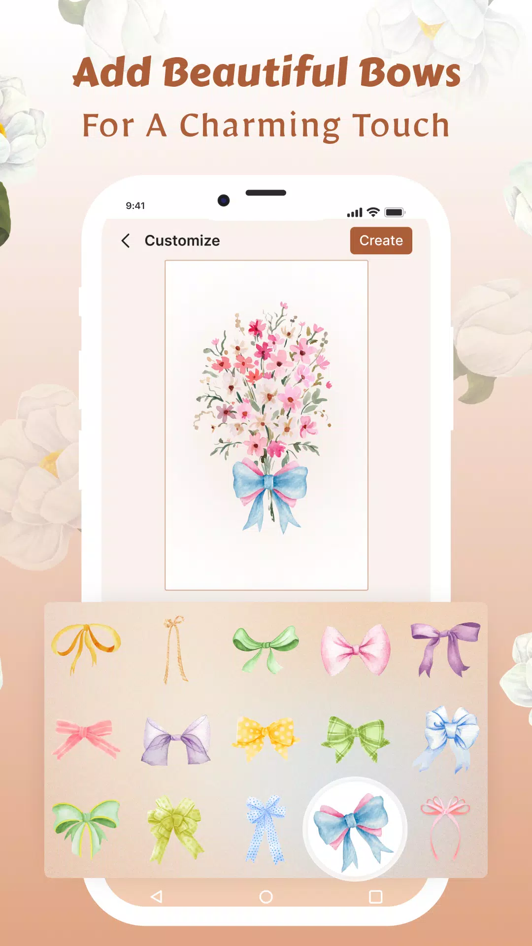 Flower Language Wallpaper DIY Скриншот 2