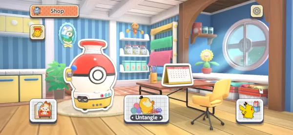 Pokémon Friends gameplay featuring colorful puzzle challenges and collectible plushies