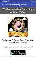 Sudais Audio Quran Offline JUZ स्क्रीनशॉट 0