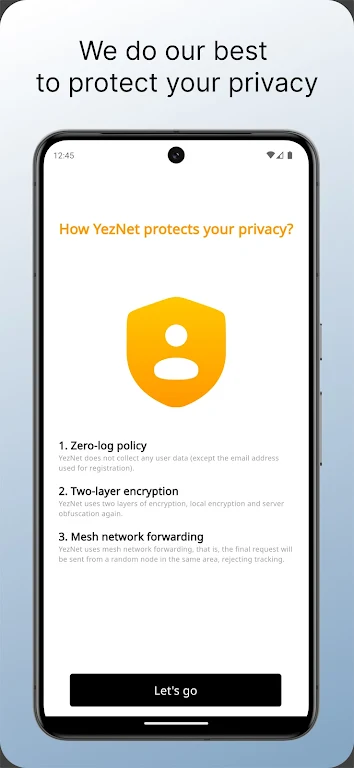 YezNet - Next generation VPN スクリーンショット 2