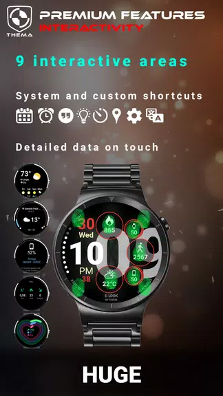 Huge Watch Face Capture d'écran 2