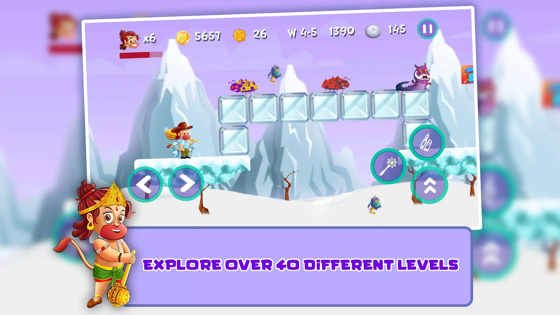 Bal Hanuman - Adventure Game スクリーンショット 1
