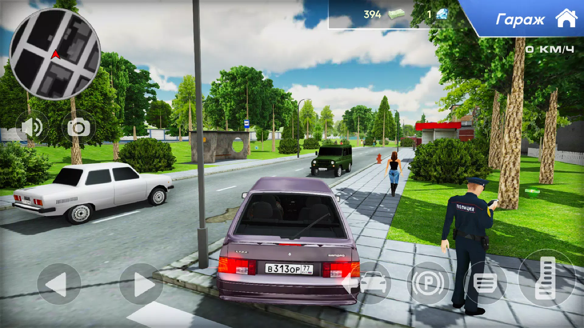 Lada 2113 Russian City Driving Captura de pantalla 0