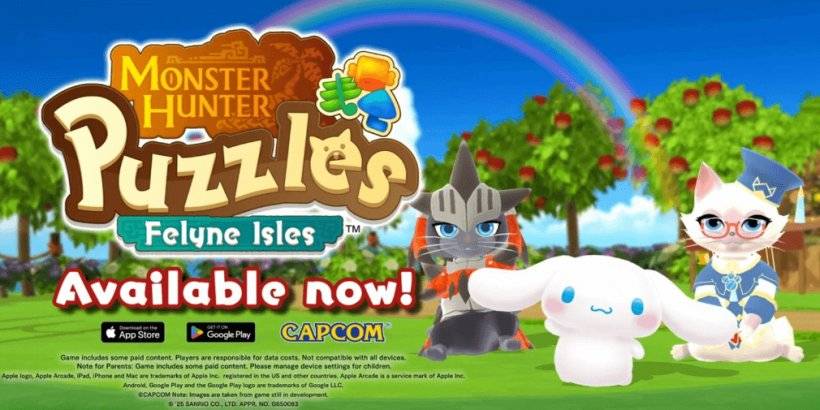 Cinnamoroll se une a Monster Hunter Felyne Isles