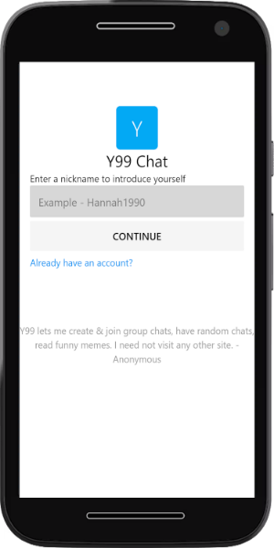 Y99 Chat - Your friend finder應用截圖第2張