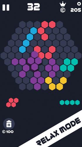 Hexa Brick: Hexagon Block 1010 스크린샷 1