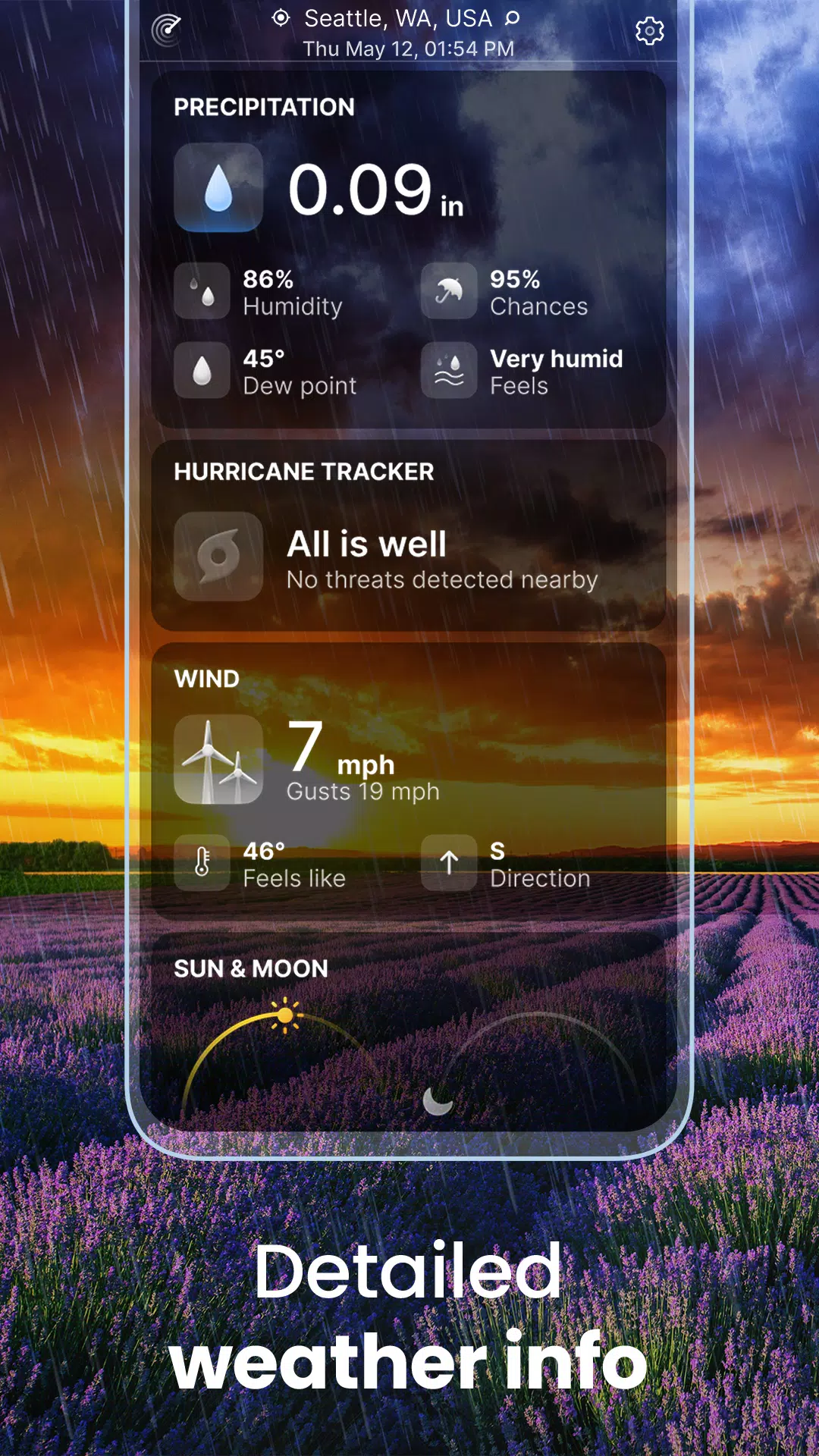 Weather Live° Captura de pantalla 3