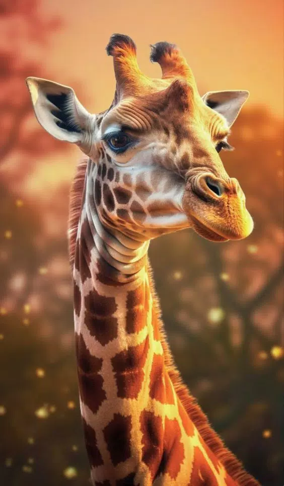 Giraffe Wallpaper HD Capture d'écran 1