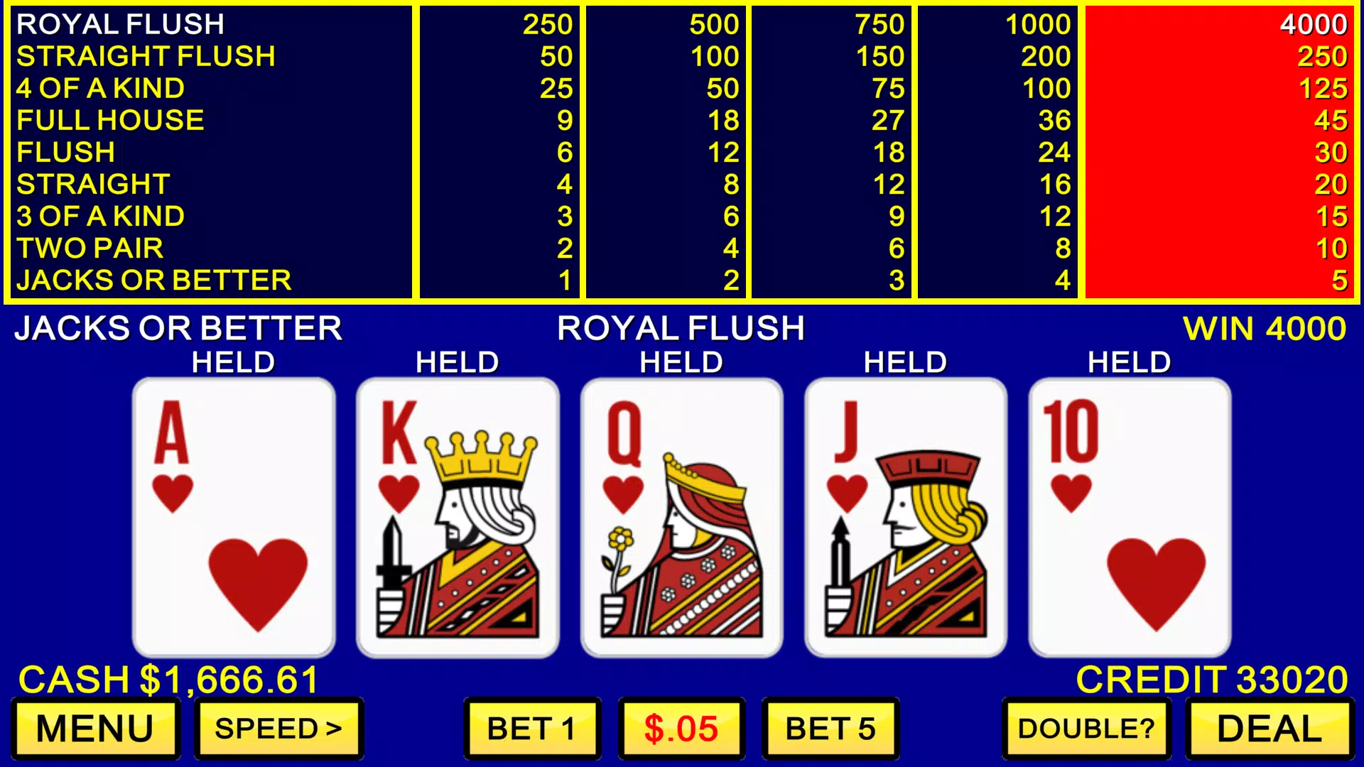Video Poker Casino 스크린샷 0