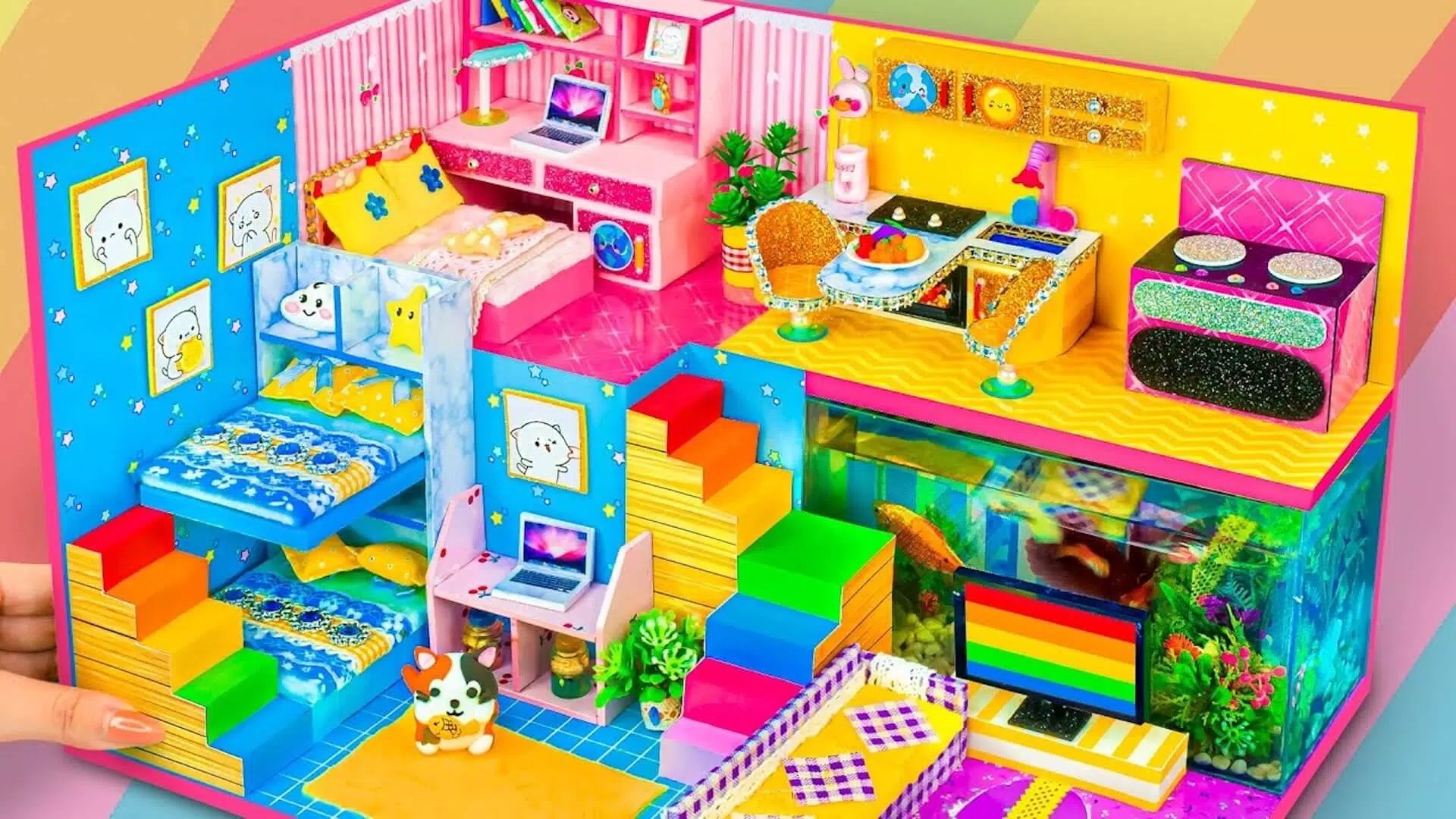 Girl Doll House Design Games ဖန်သားပြင်ဓာတ်ပုံ 0