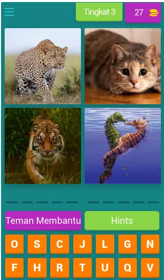 Tebak-tebakan Gambar Hewan স্ক্রিনশট 3