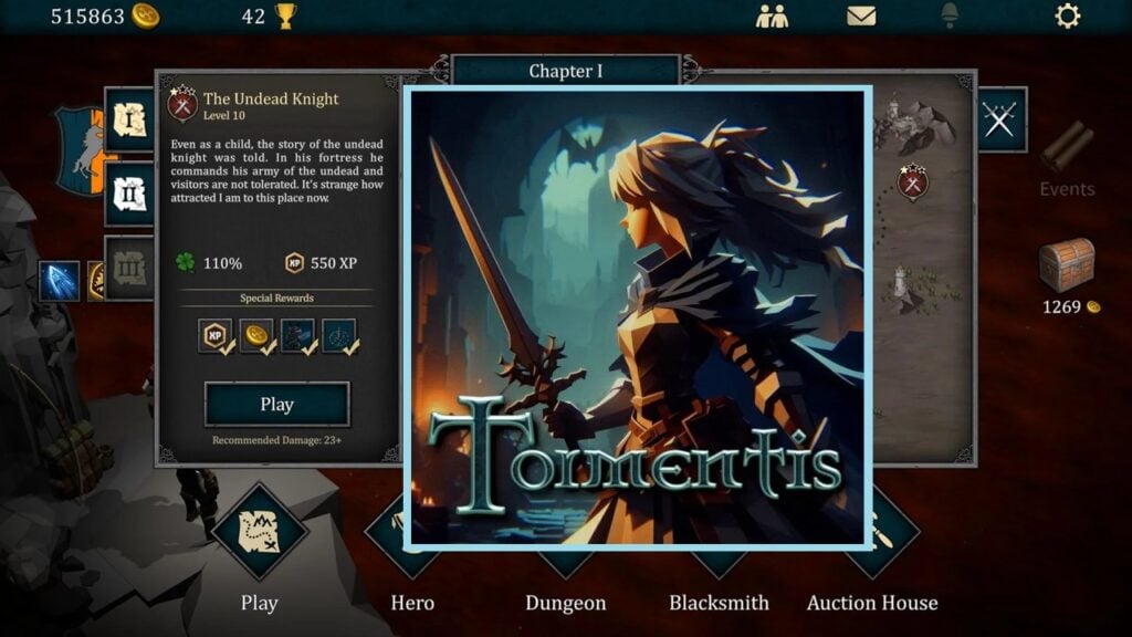 Bangunan Dungeon-bangunan gaya Diablo ARPG Tormentis akan datang ke Android tidak lama lagi!