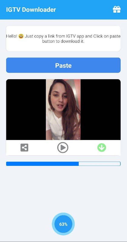 IGTV Video Downloader Скриншот 0