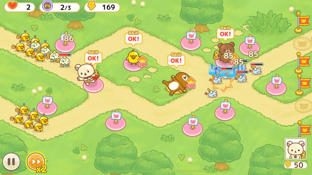 Schermata Korilakkuma Tower Defense 3