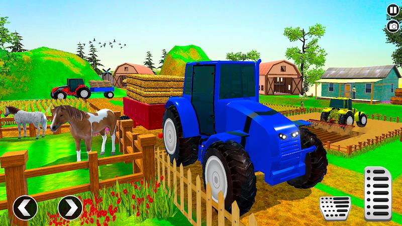 Farmer Tractor Farming Game 3D स्क्रीनशॉट 3