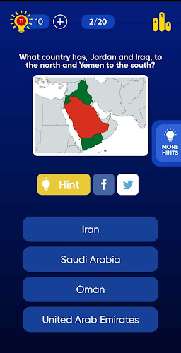 Geo Quiz: World Geography, Map Captura de tela 3