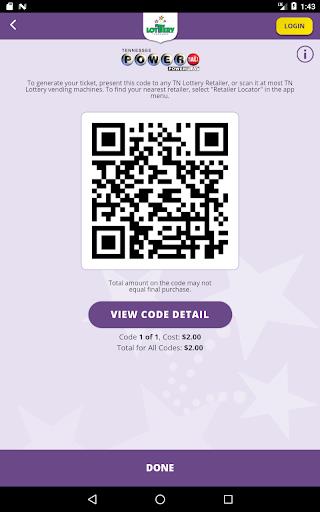 Tennessee Lottery Official App スクリーンショット 1