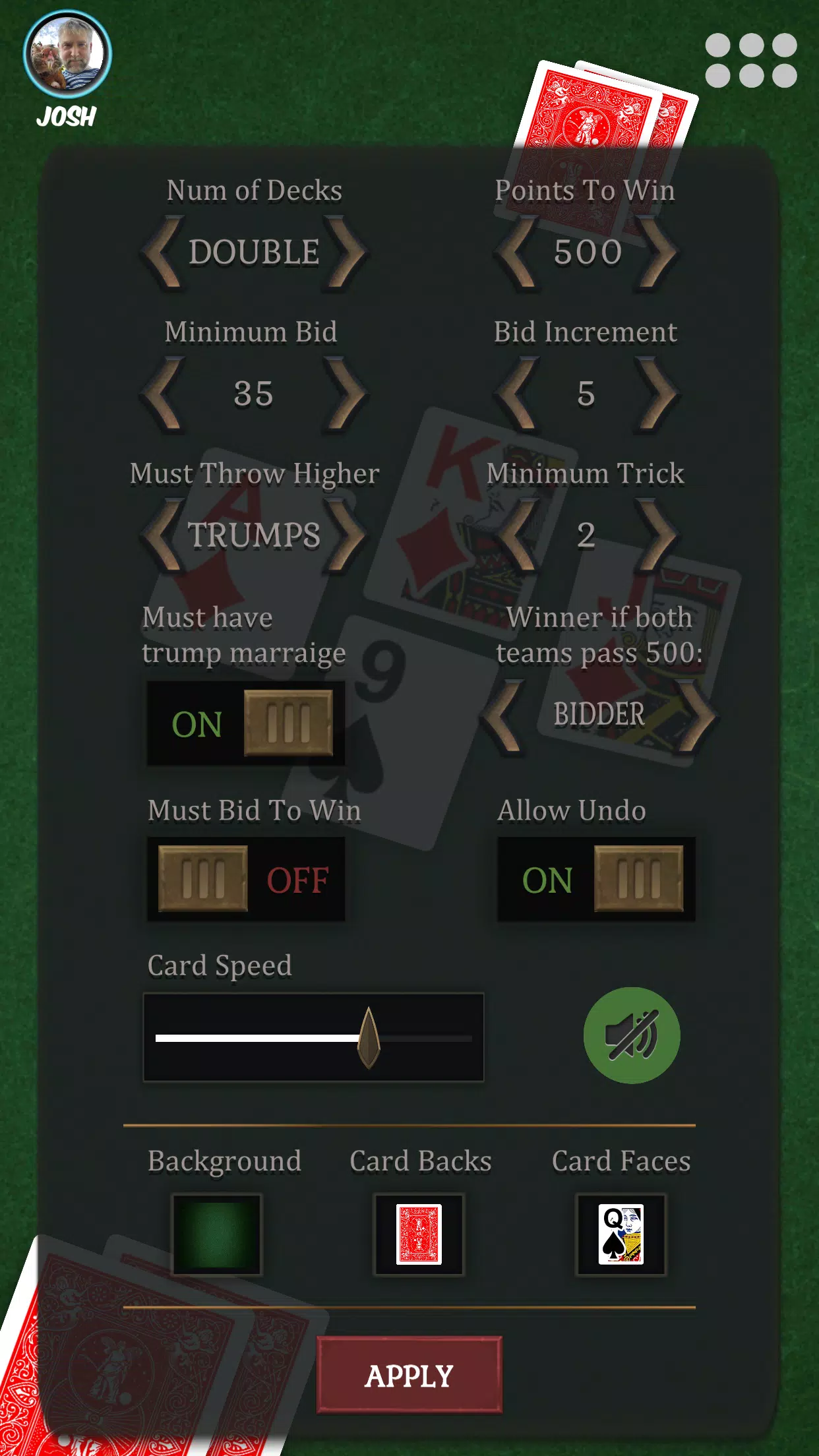 Pinochle Online Screenshot 3