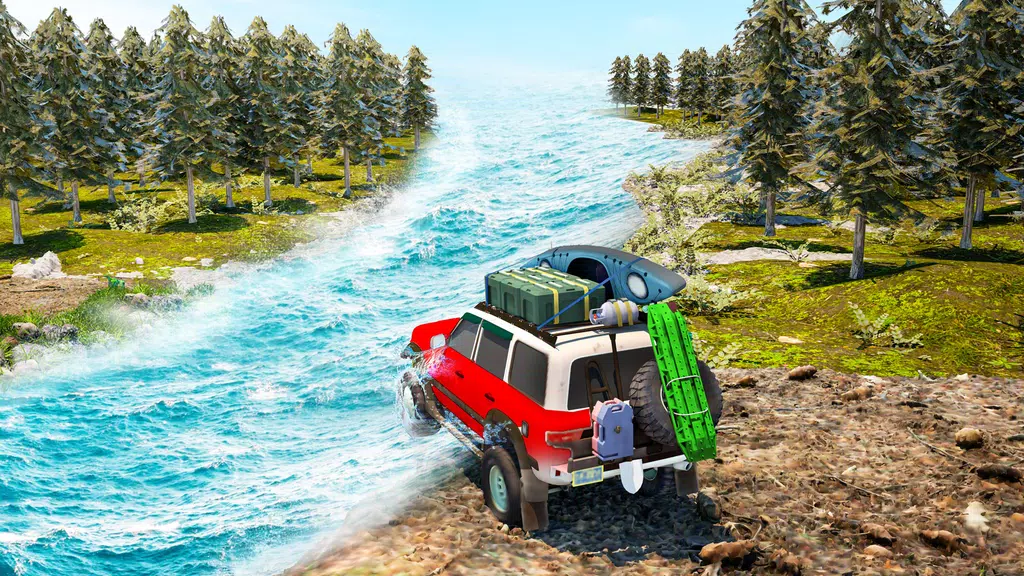 jeep games 4x4 off road car 3d Captura de tela 2