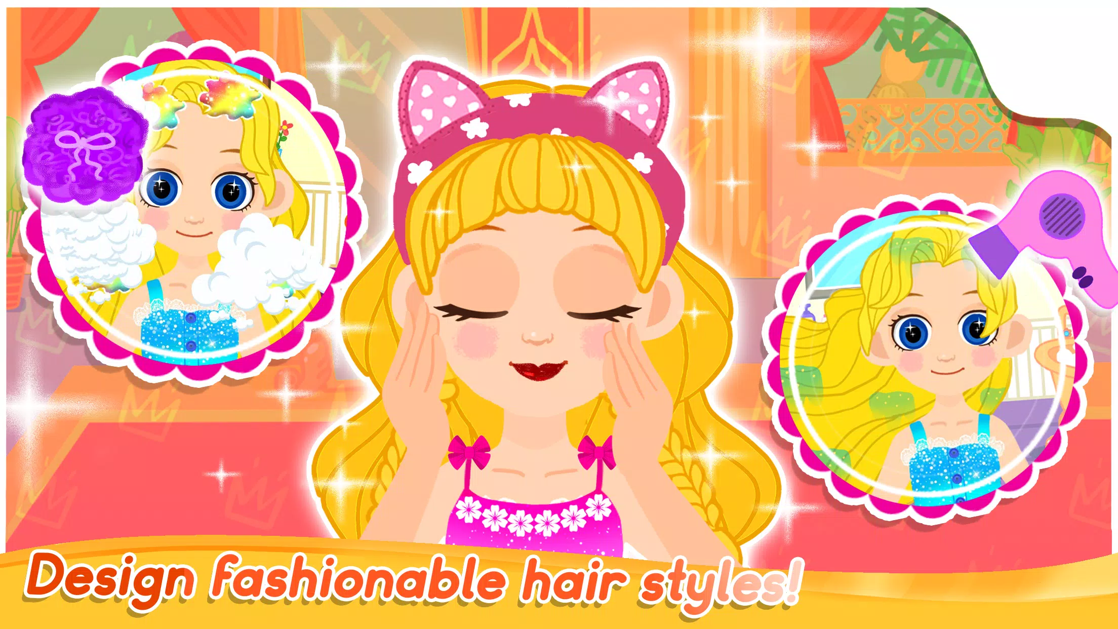 Princess Makeup Dress Makeover Captura de pantalla 1