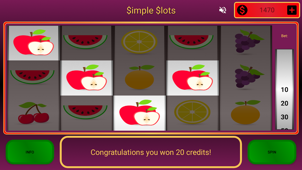 Simple Slots स्क्रीनशॉट 1