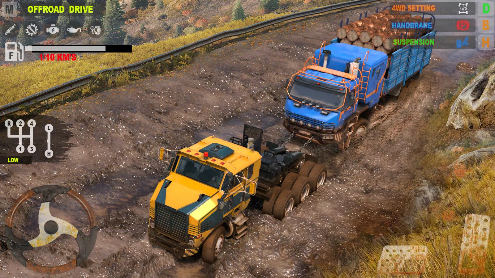 Offroad Mudrunner Games 3D スクリーンショット 0