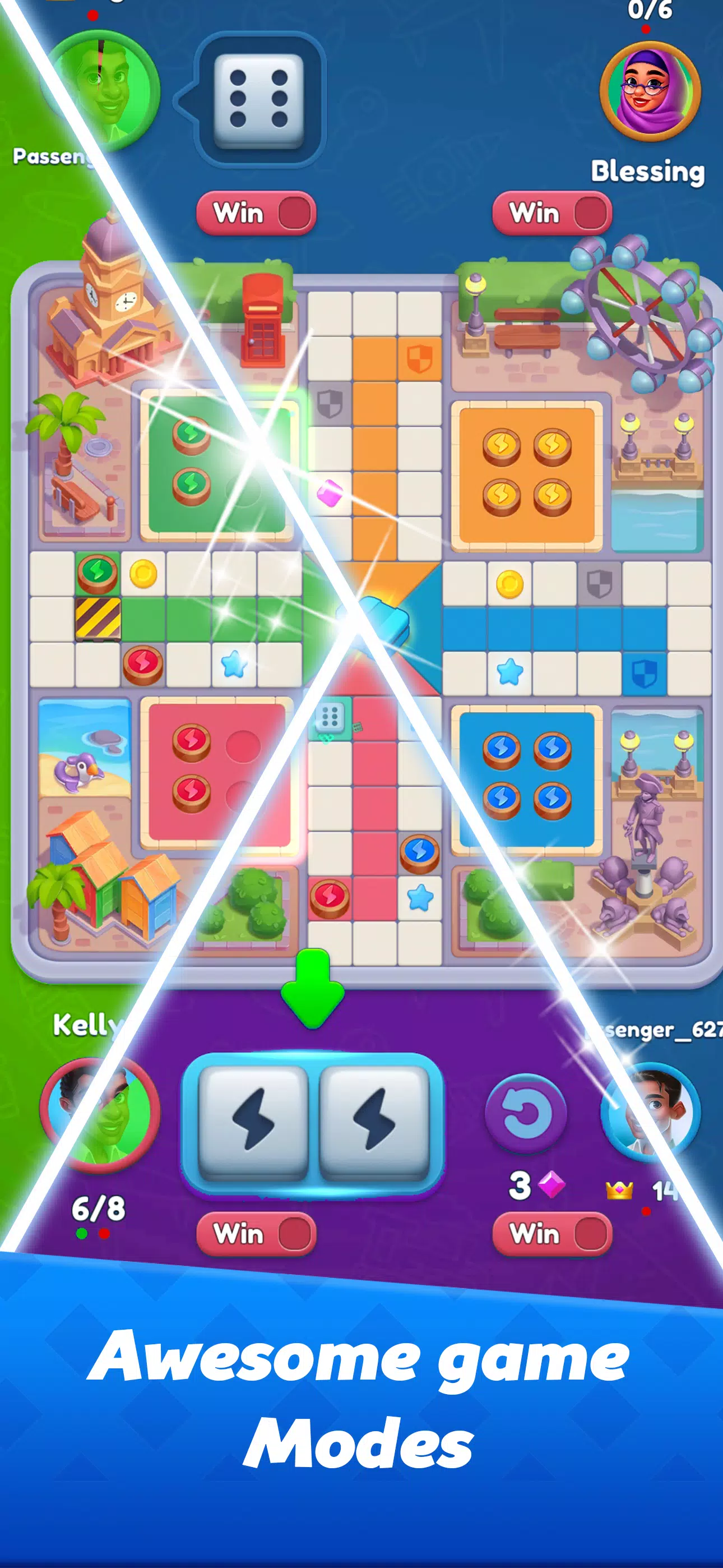 Ludo Blitz Tangkapan skrin 2